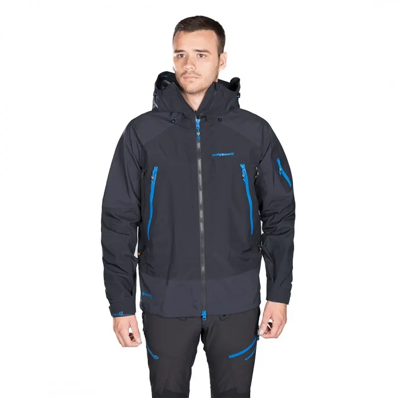 CHAQUETA TRANGOWORLD TRX2 SHELL PRO NEGRO/NEGRO