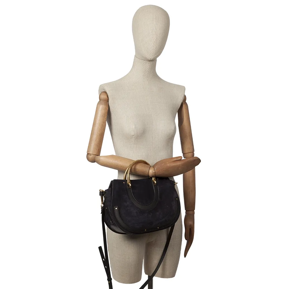 Chloé Bolso Pixie Mediano Azul