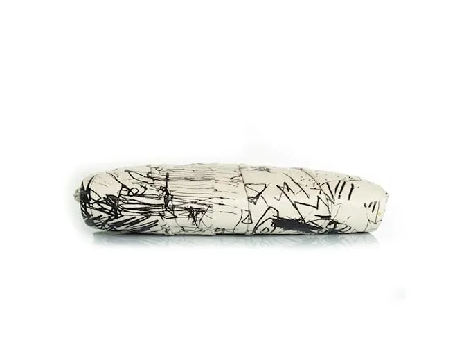 Clutch negro y blanco Giuseppe Zanotti 