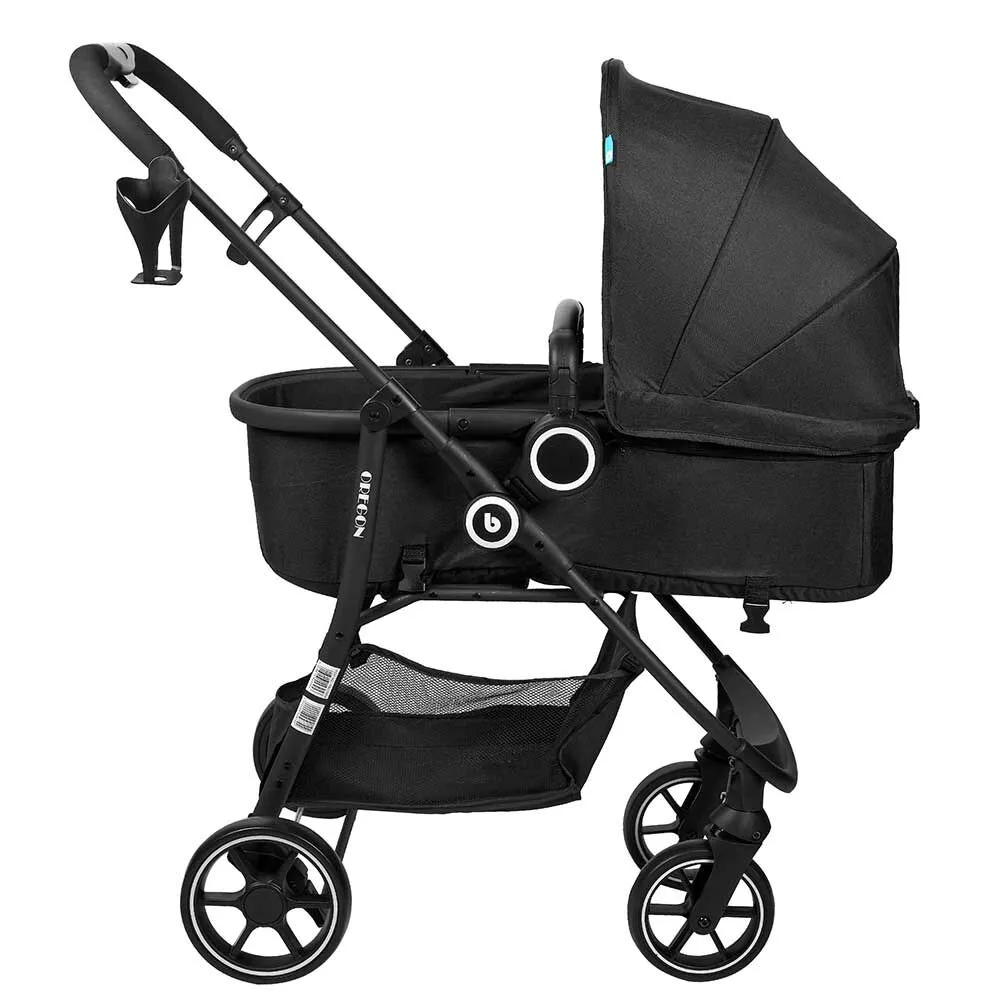 Coche Travel System Isofix Oregon Negro Bebeglo