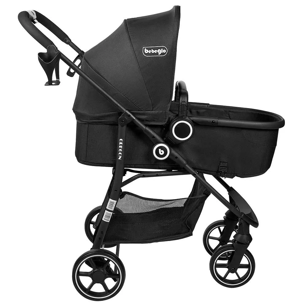 Coche Travel System Isofix Oregon Negro Bebeglo
