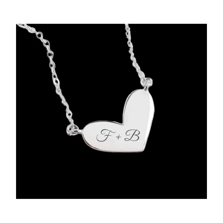 Colgantes corazones POR ENCARGO con su diseño en plata de ley y personalizados