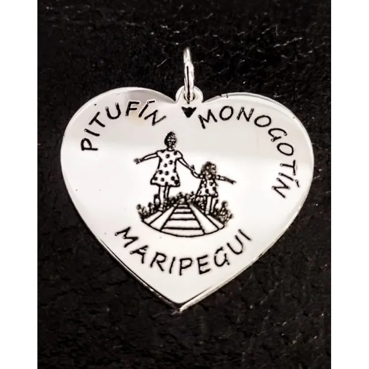 Colgantes corazones POR ENCARGO con su diseño en plata de ley y personalizados