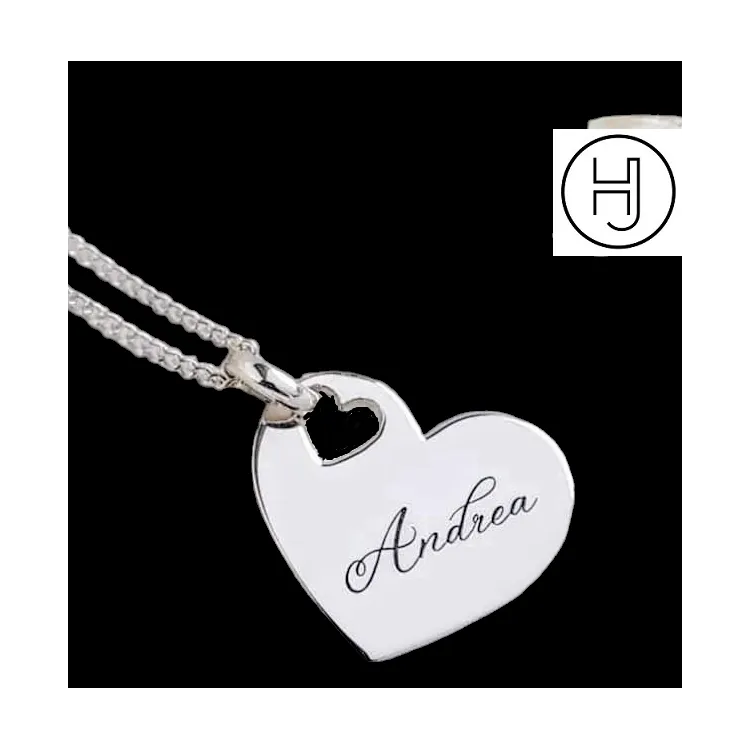 Colgantes corazones POR ENCARGO con su diseño en plata de ley y personalizados