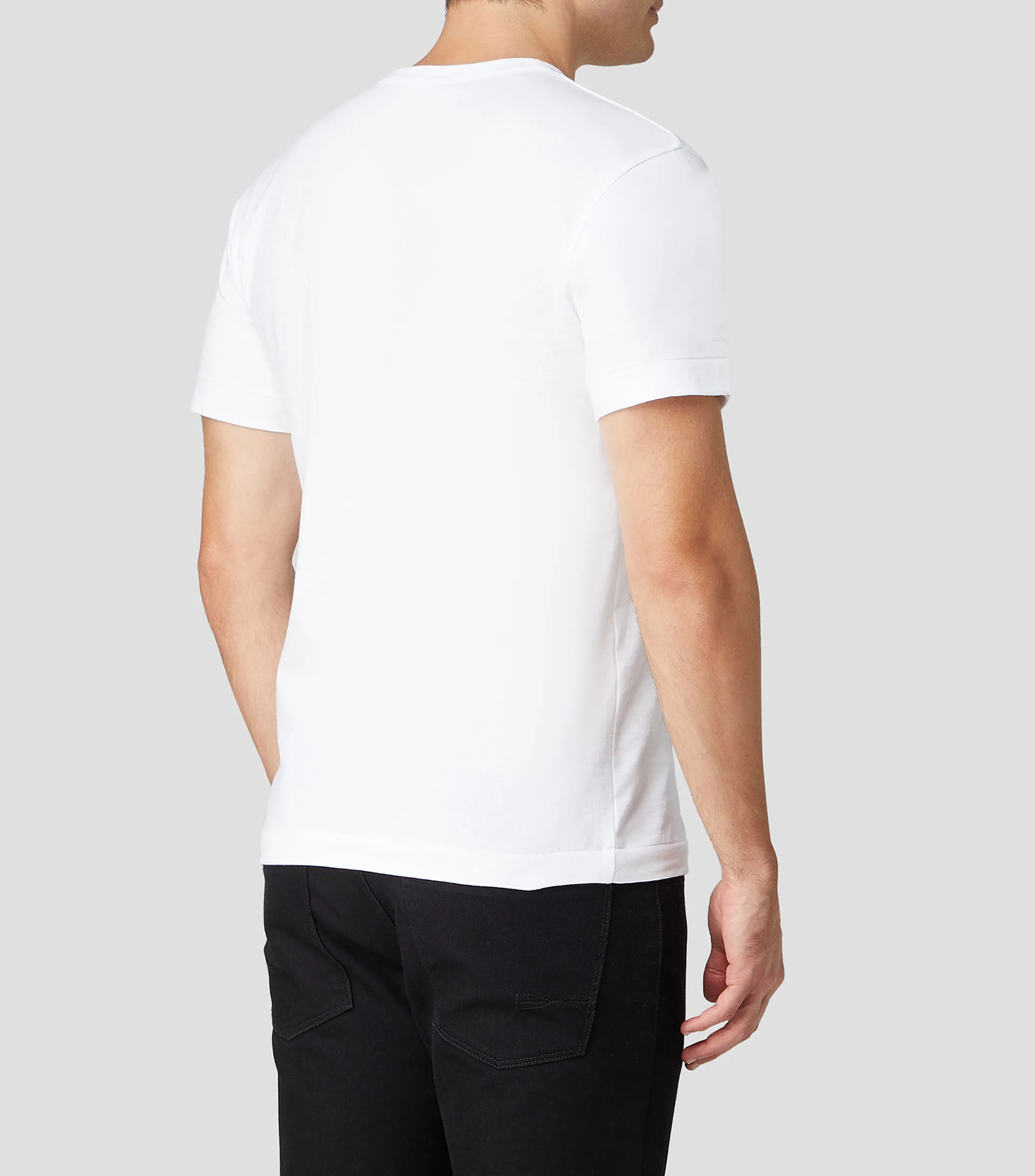 Comme des Garçons Playera Cuello Redondo Manga Corta Hombre