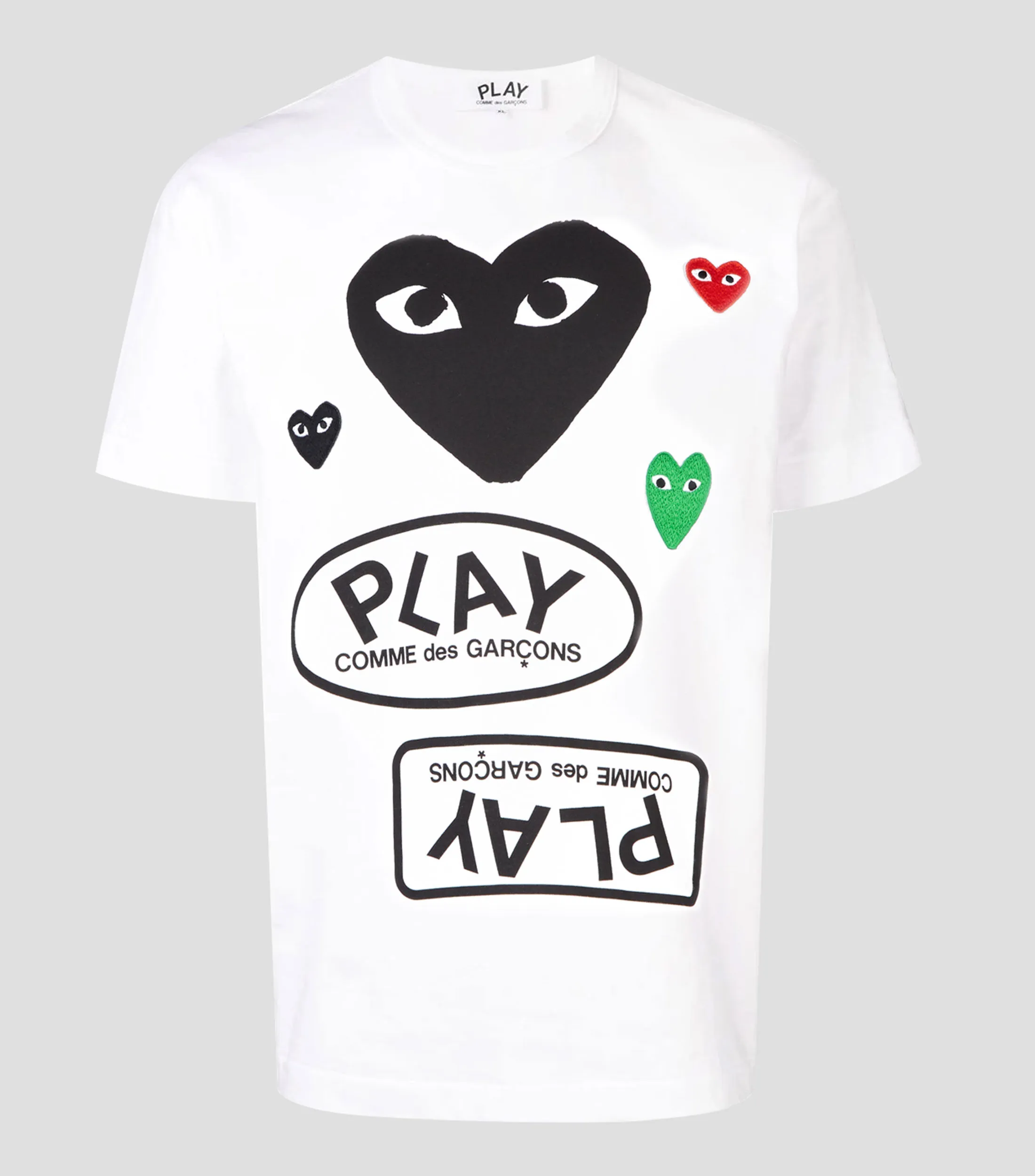 Comme des Garçons Playera Cuello Redondo Manga Corta Hombre