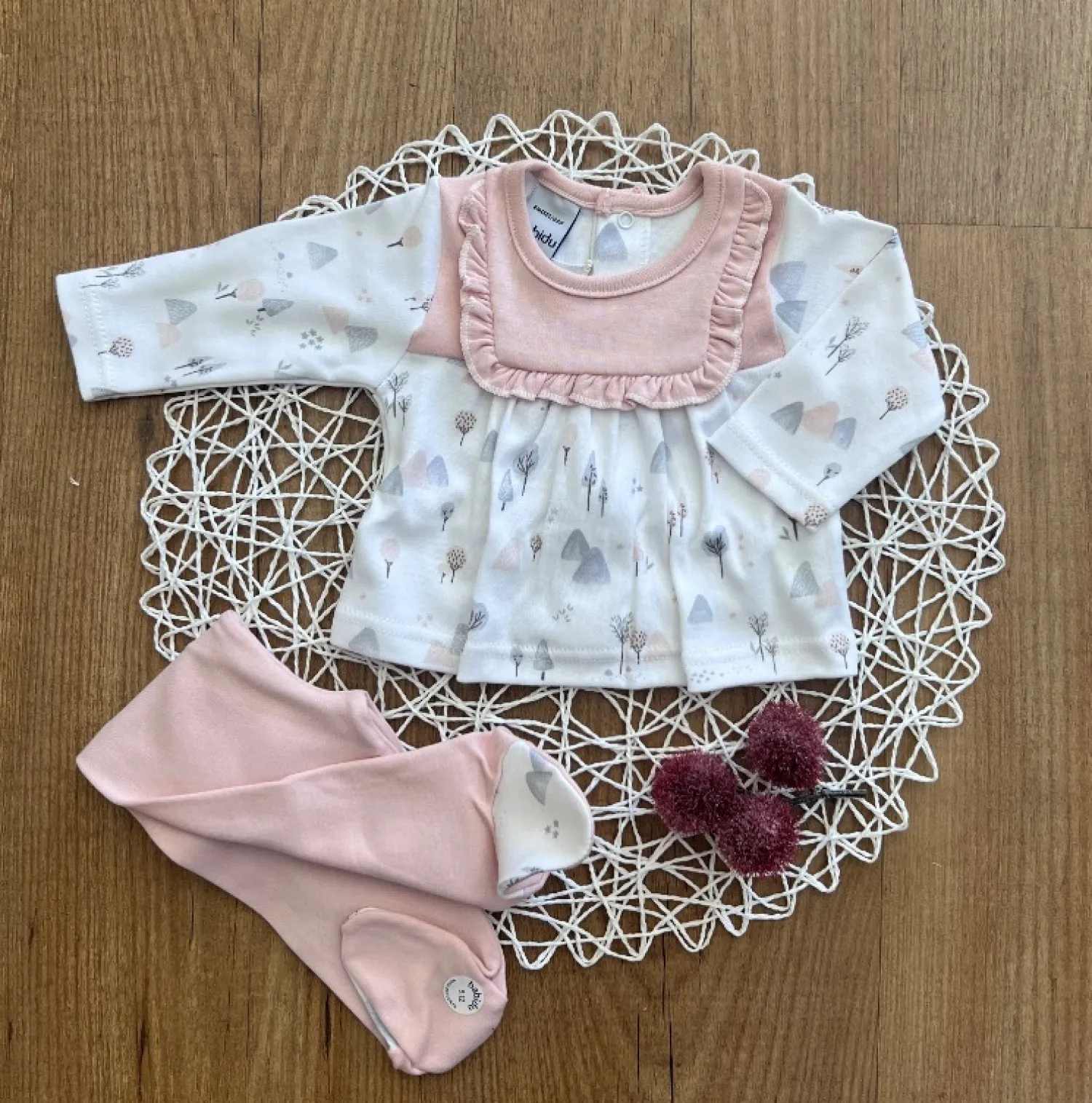 Conjunto para niña Camiseta y polaina Colección Lovely