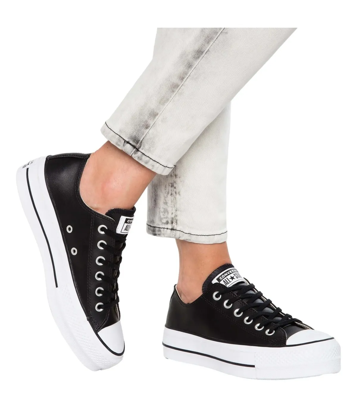 Converse Chuck Taylor Lift Clean Zapatilla para Mujer