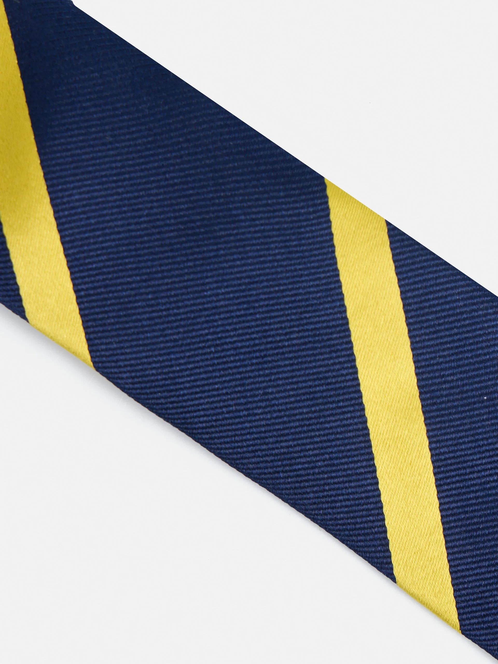 Corbata kids rayas mostaza