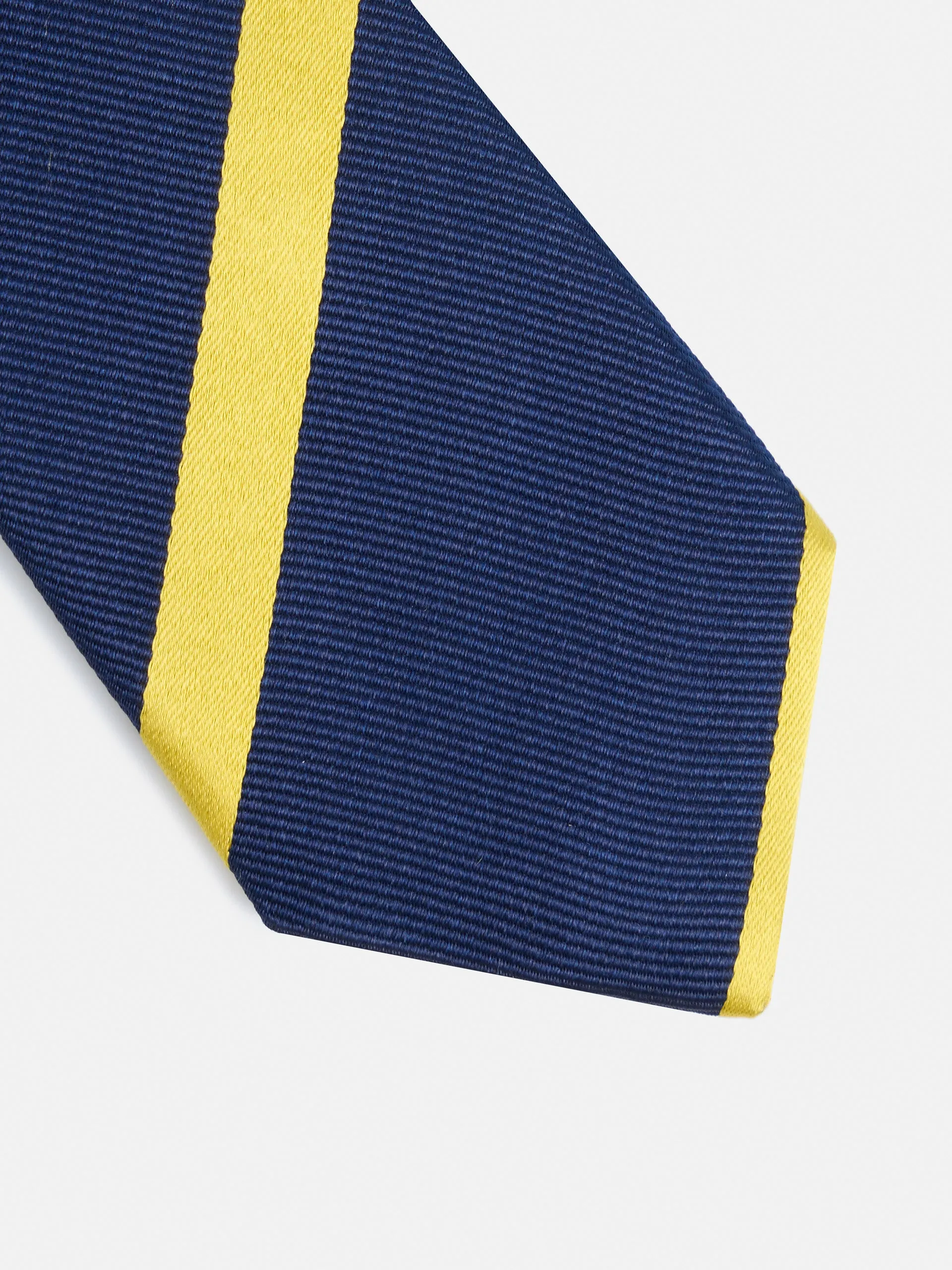 Corbata kids rayas mostaza