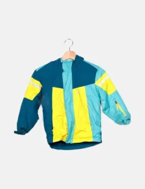 Decathlon Abrigo azul impermeable