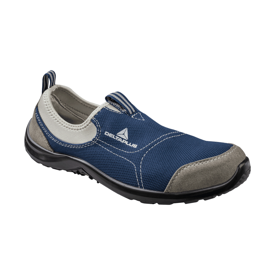 DELTA PLUS PPMIAMISPGB10 TALLA 43 TENNIS POLIESTER ALGODON TRANSPIRABLE PUNTA ACERO INOXIDABLE GRIS/AZUL