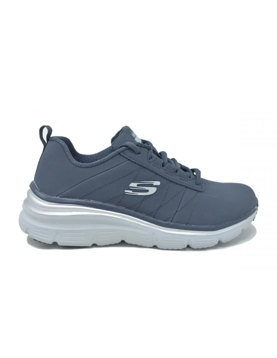DEPORTIVO DE MUJER SKECHERS 88888366 GRIS