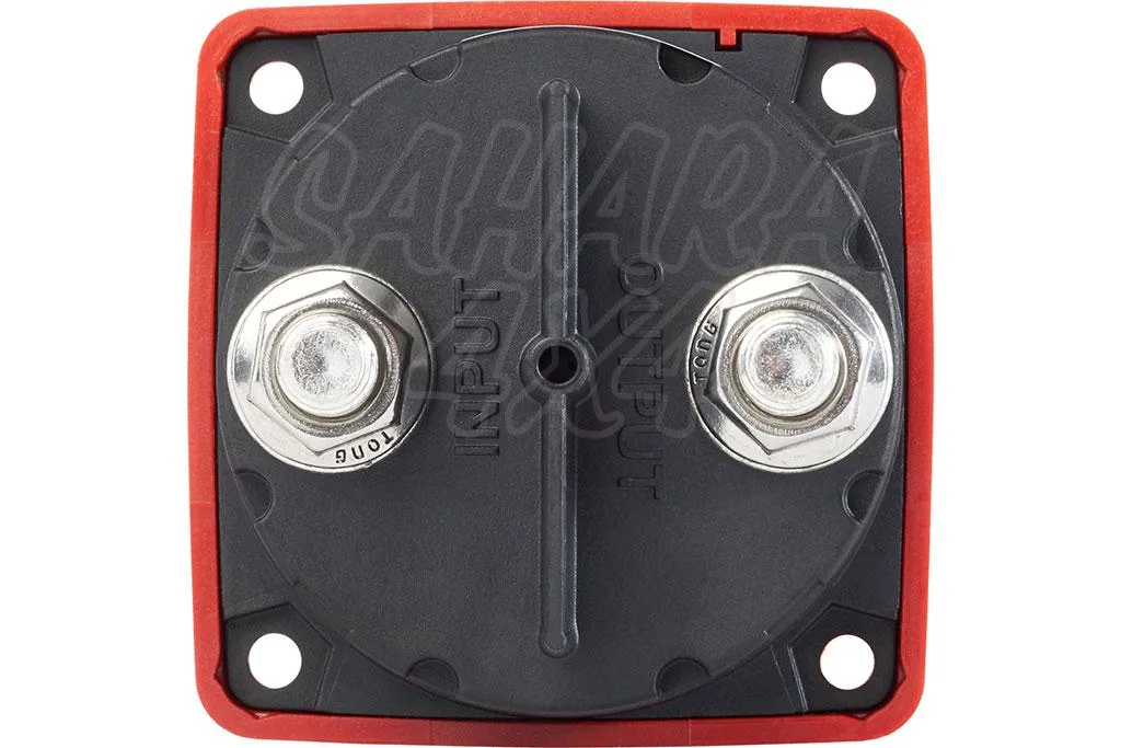 Desconectador de bateria 300 Amp Bluesea. Rojo