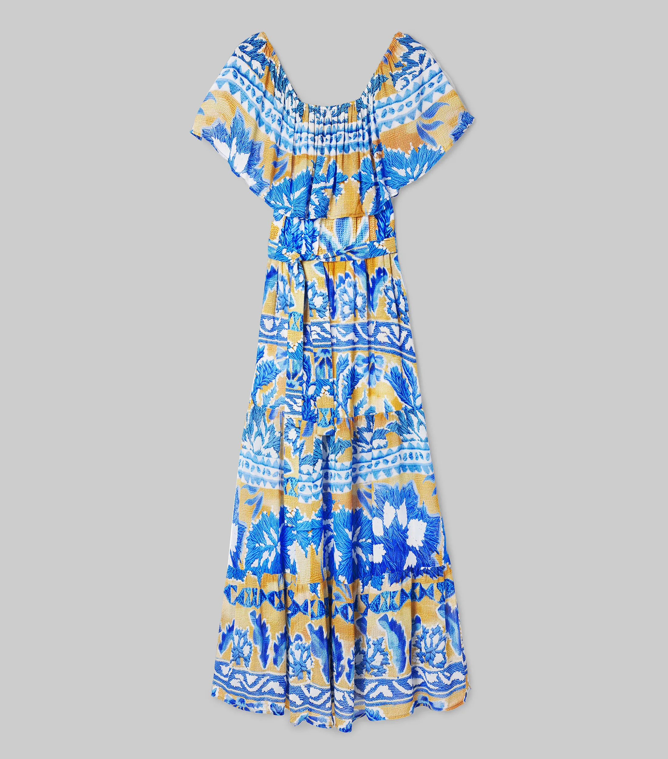 Desigual Vestido largo Arty Stella Jean Mujer