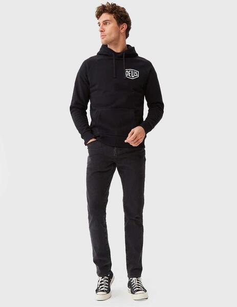 Deus Ex Machina Berlin Address Sudadera negra con capucha