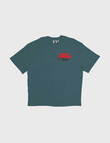 Deus Ex Machina Caution Tee Camiseta verde para hombre