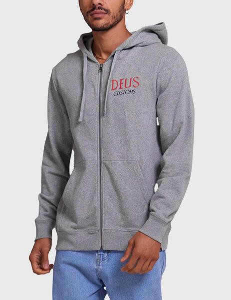 Deus Ex Machina Chinchilla Hoodie Sudadera gris con capucha