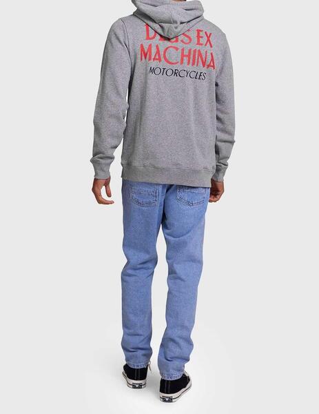 Deus Ex Machina Chinchilla Hoodie Sudadera gris con capucha