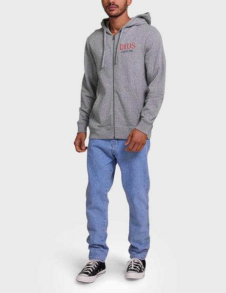 Deus Ex Machina Chinchilla Hoodie Sudadera gris con capucha