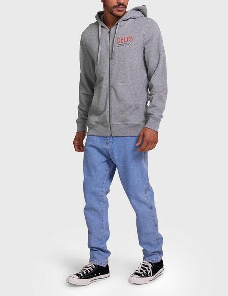 Deus Ex Machina Chinchilla Hoodie Sudadera gris con capucha