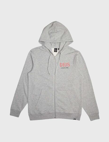 Deus Ex Machina Chinchilla Hoodie Sudadera gris con capucha