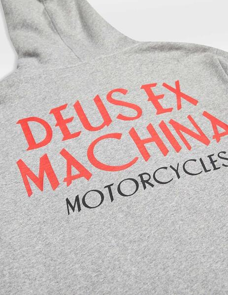 Deus Ex Machina Chinchilla Hoodie Sudadera gris con capucha