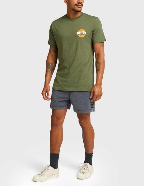Deus Ex Machina Hot Streak Tee Camiseta verde para hombre