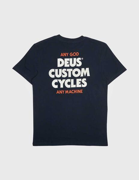 Deus Ex Machina Stairway Tee Camiseta azul marino de hombre