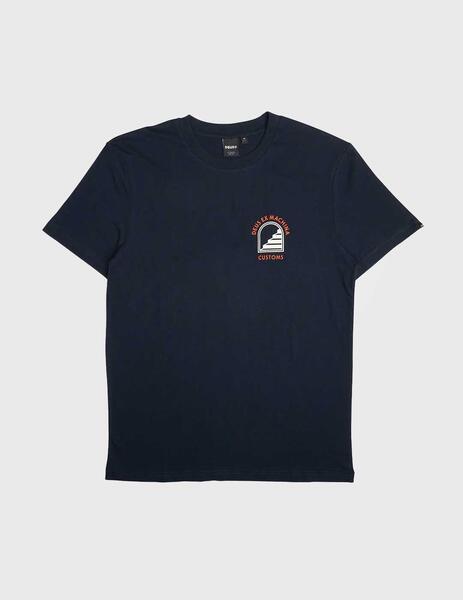 Deus Ex Machina Stairway Tee Camiseta azul marino de hombre