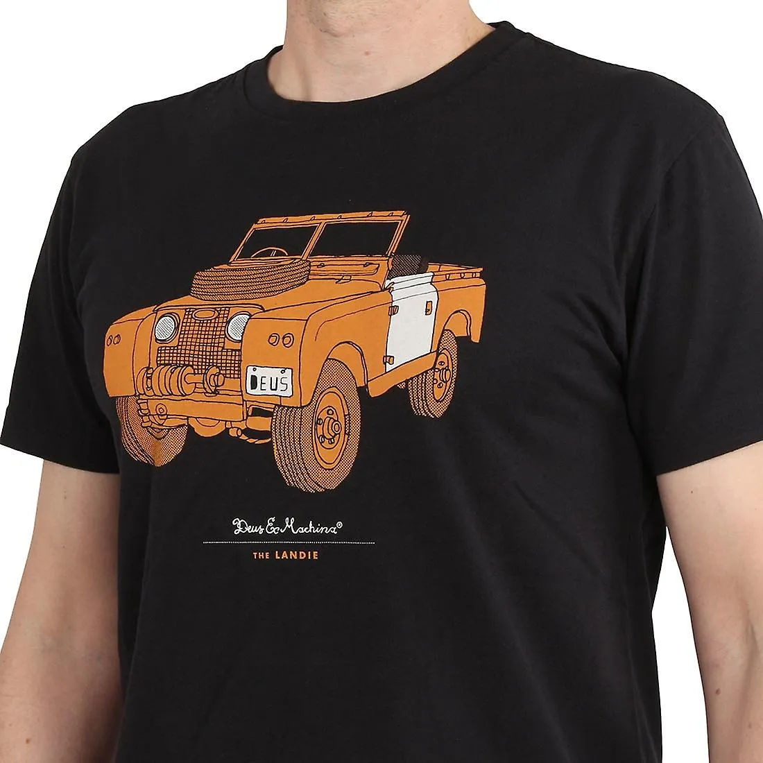 DEUS EX MACHINA THE LANDIE S/S CAMISETA  NEGRO
