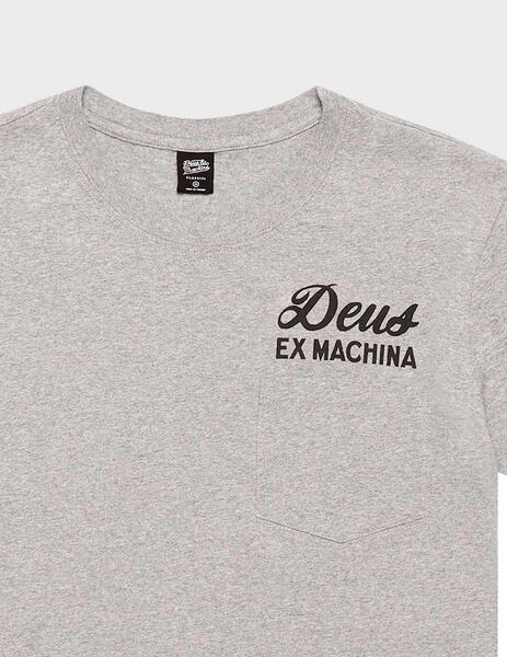 Deus Ex Machina Venice Address Camiseta gris para hombre