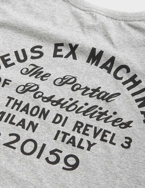 Deus Ex Machina Venice Address Camiseta gris para hombre