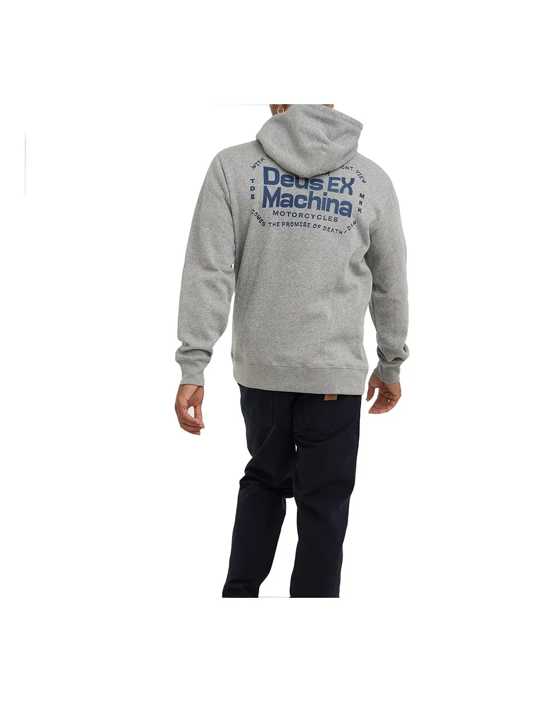 DEUS EXTREMITY HOODIE GREY MARLE