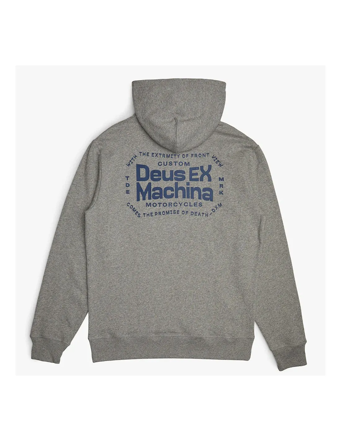 DEUS EXTREMITY HOODIE GREY MARLE