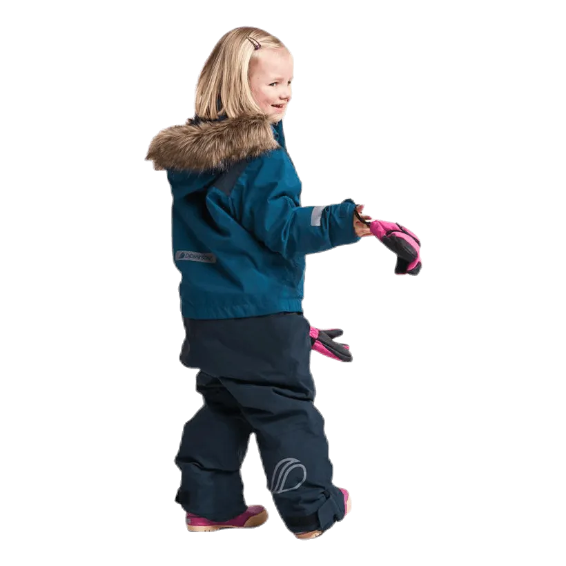 Didriksons Tirian Kid's Coverall Blue