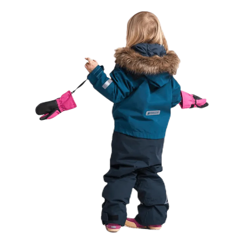 Didriksons Tirian Kid's Coverall Blue