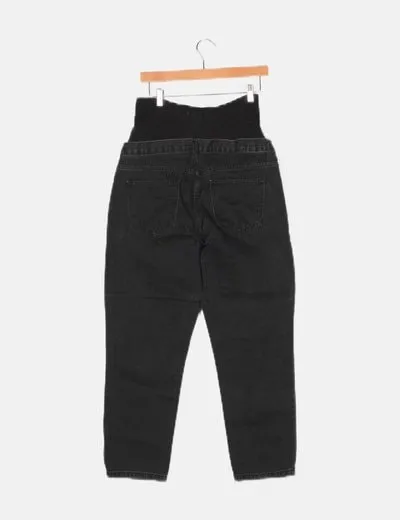Dont´t Think Twice Jeans denim premamá negro