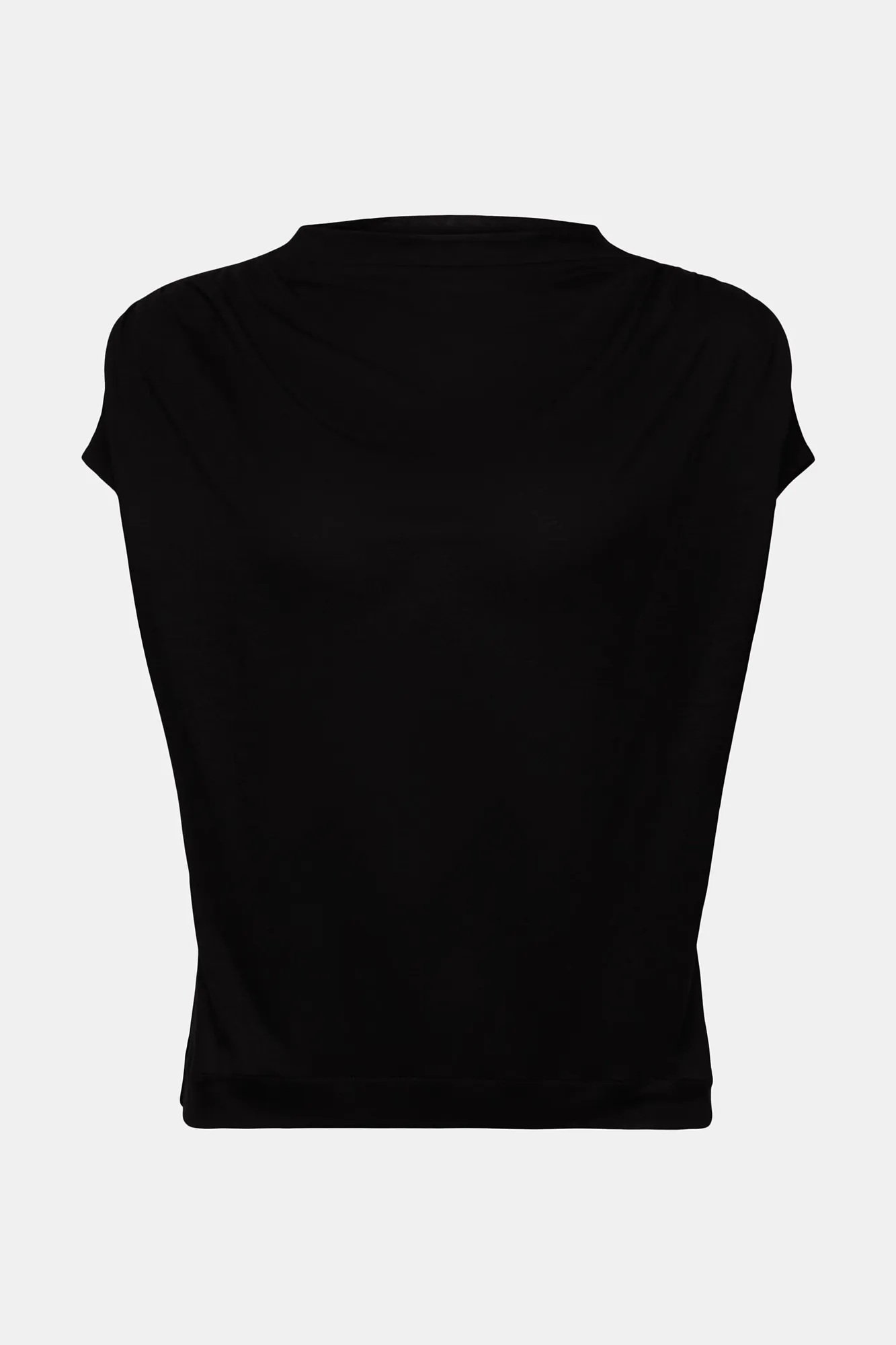 Esprit Camiseta loose fit drapeada