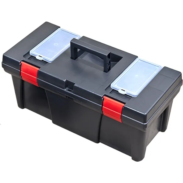 EVOTOOLS  680458  CAJA DE PLáSTICO, 525X256X225MM, MANGO DE TRANSPORTE