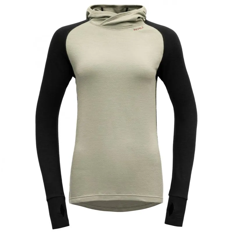 Expedition Merino 23 Hoody (Fog/caviar) Mujer