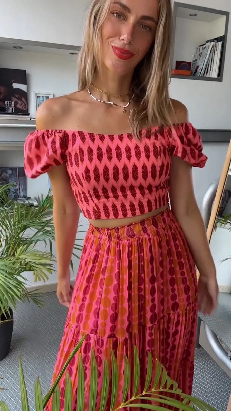 Falda Combinación Colores(Se Vende En Conjunto)