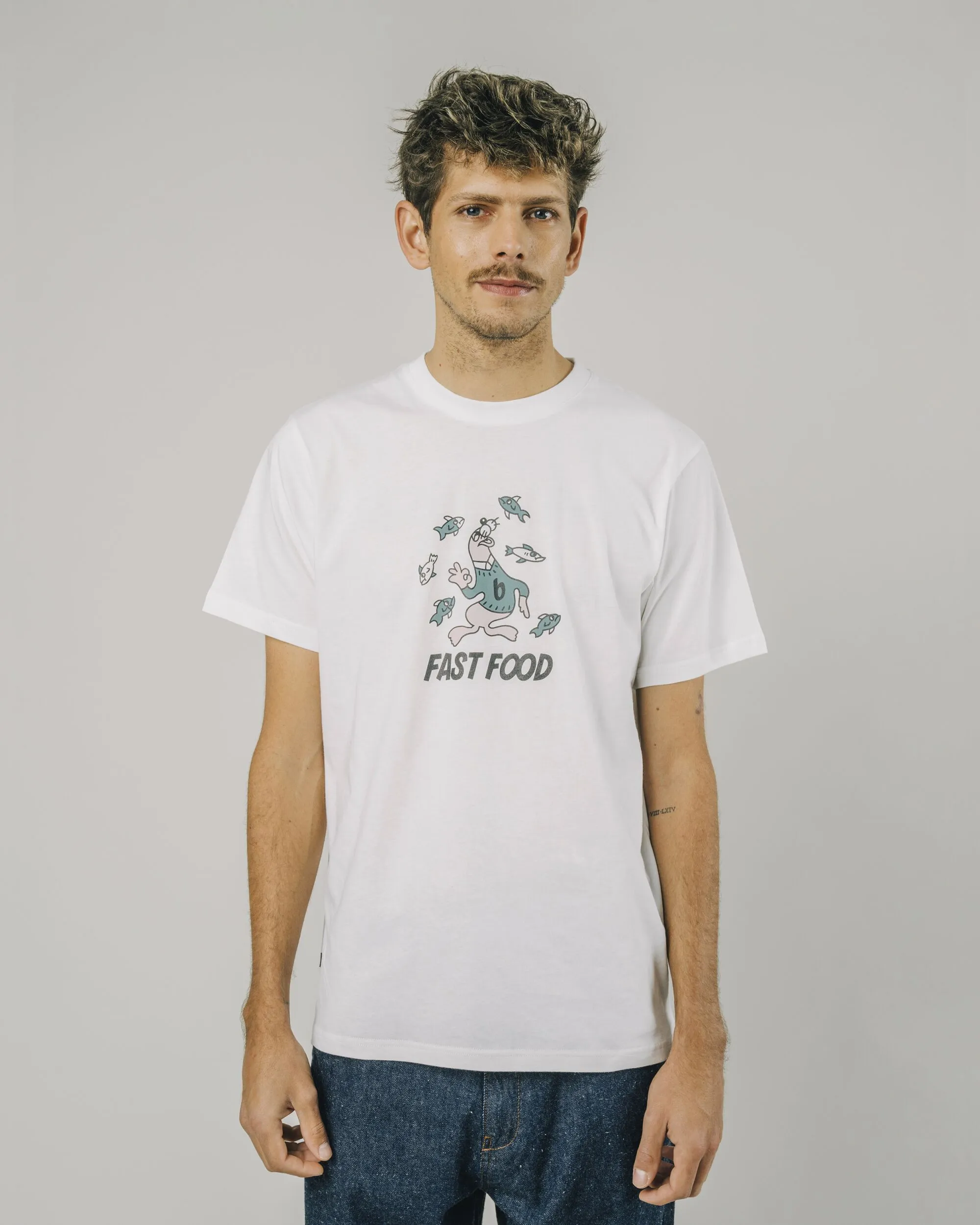 FAST FOOD TSHIRT WHITE