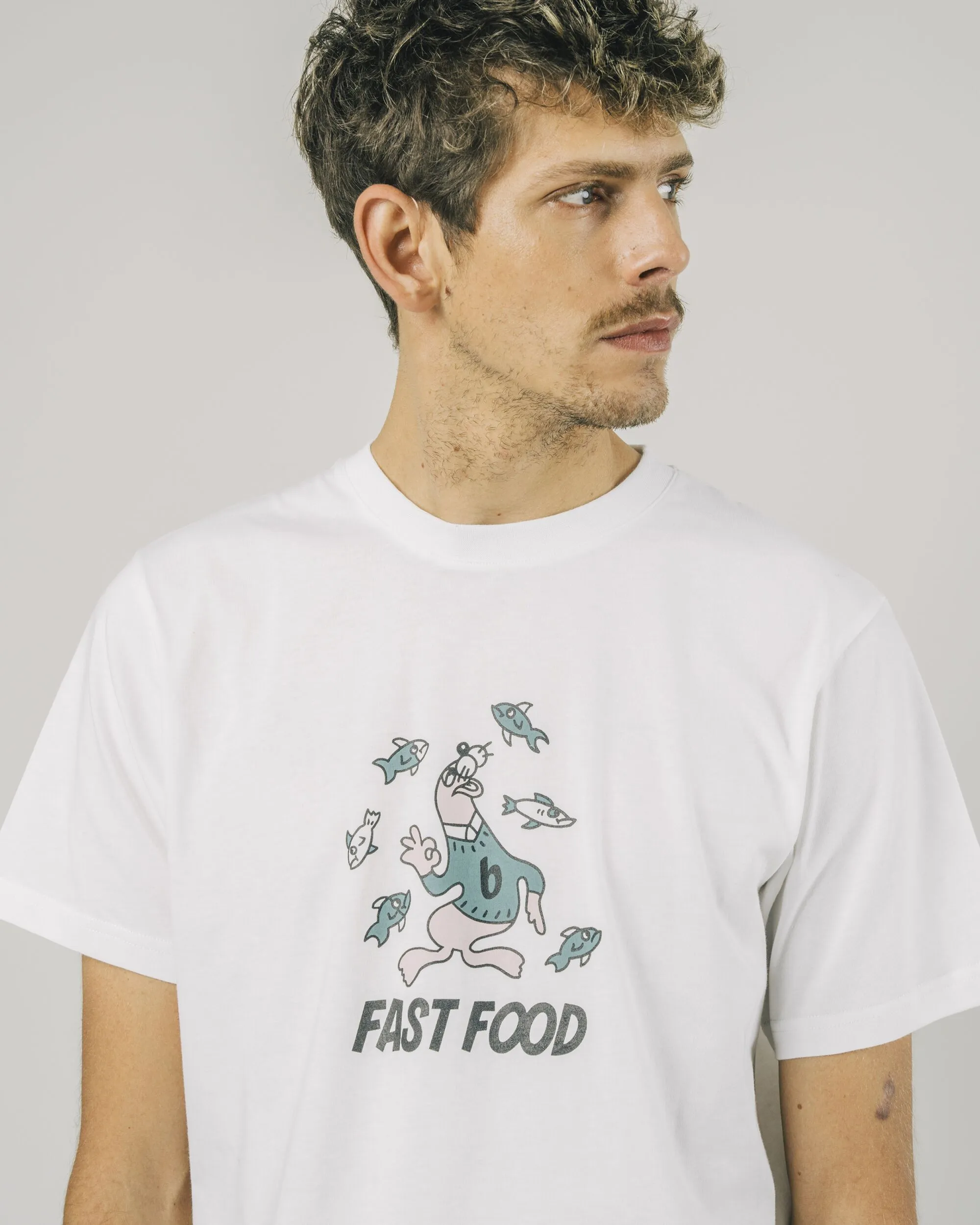 FAST FOOD TSHIRT WHITE
