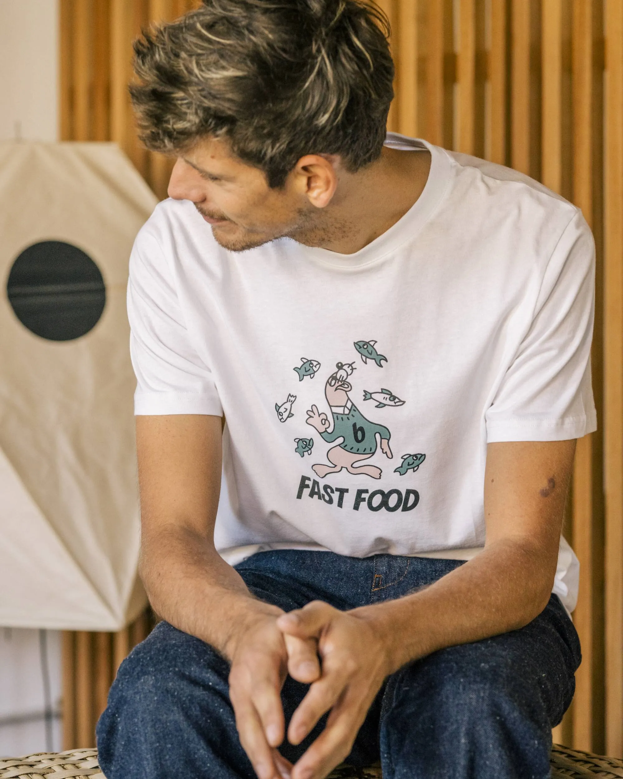 FAST FOOD TSHIRT WHITE