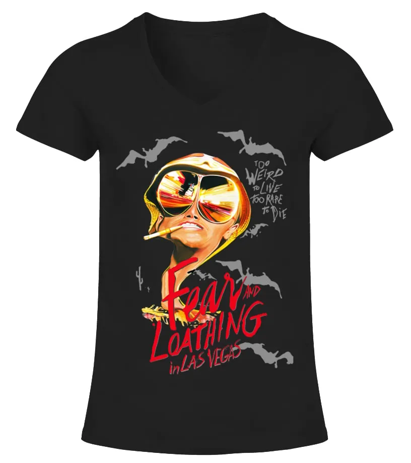 Fear and Loathing in Las Vegas 3 BK Camiseta cuello pico Mujer
