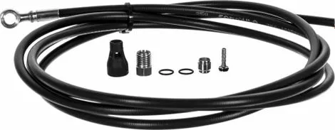 Formula FORMULA Kit Manguera Reforzada 2m R1/RX/Mega/The One Negro + Piezas de conexión