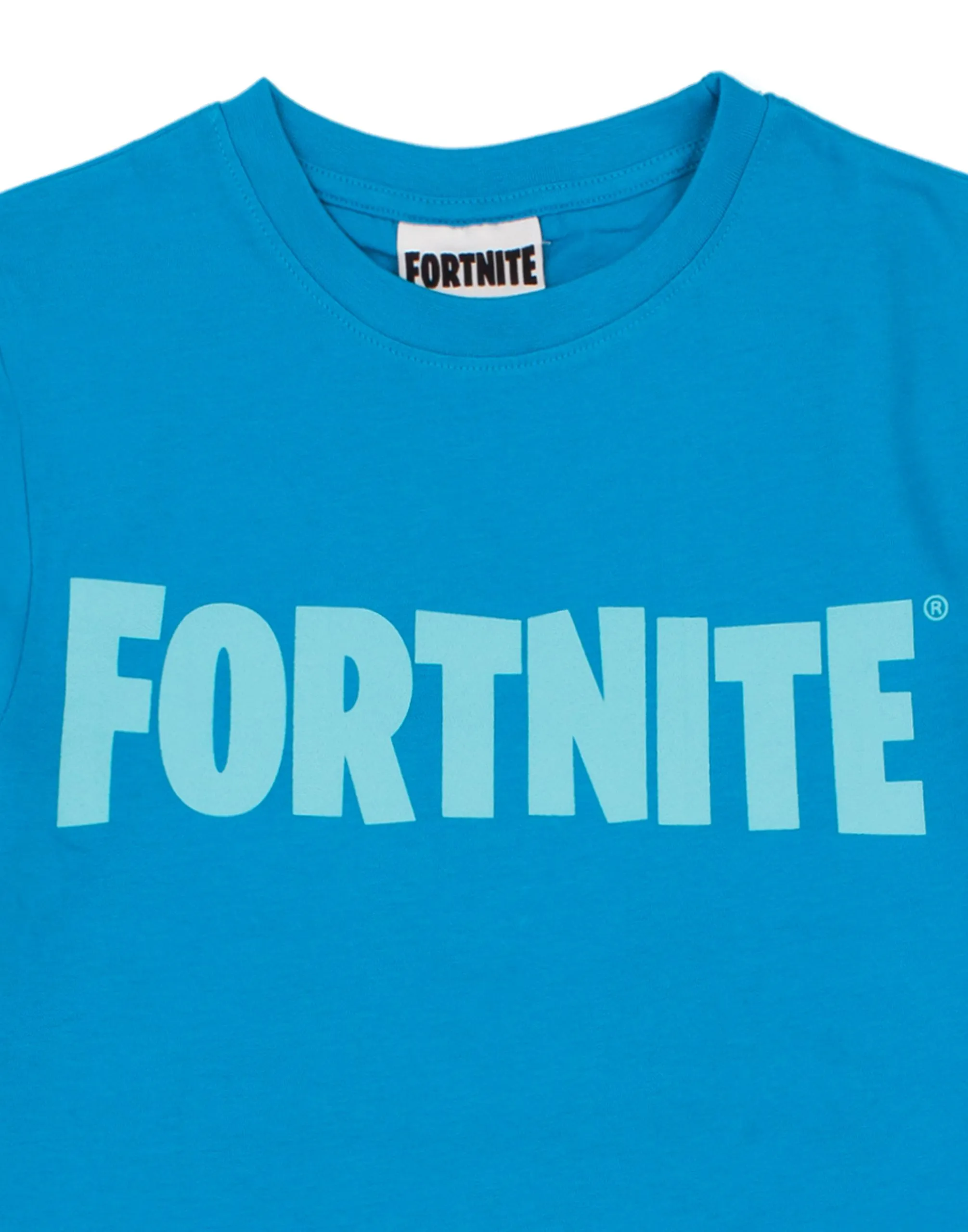 Fortnite Boys camiseta de manga corta azul
