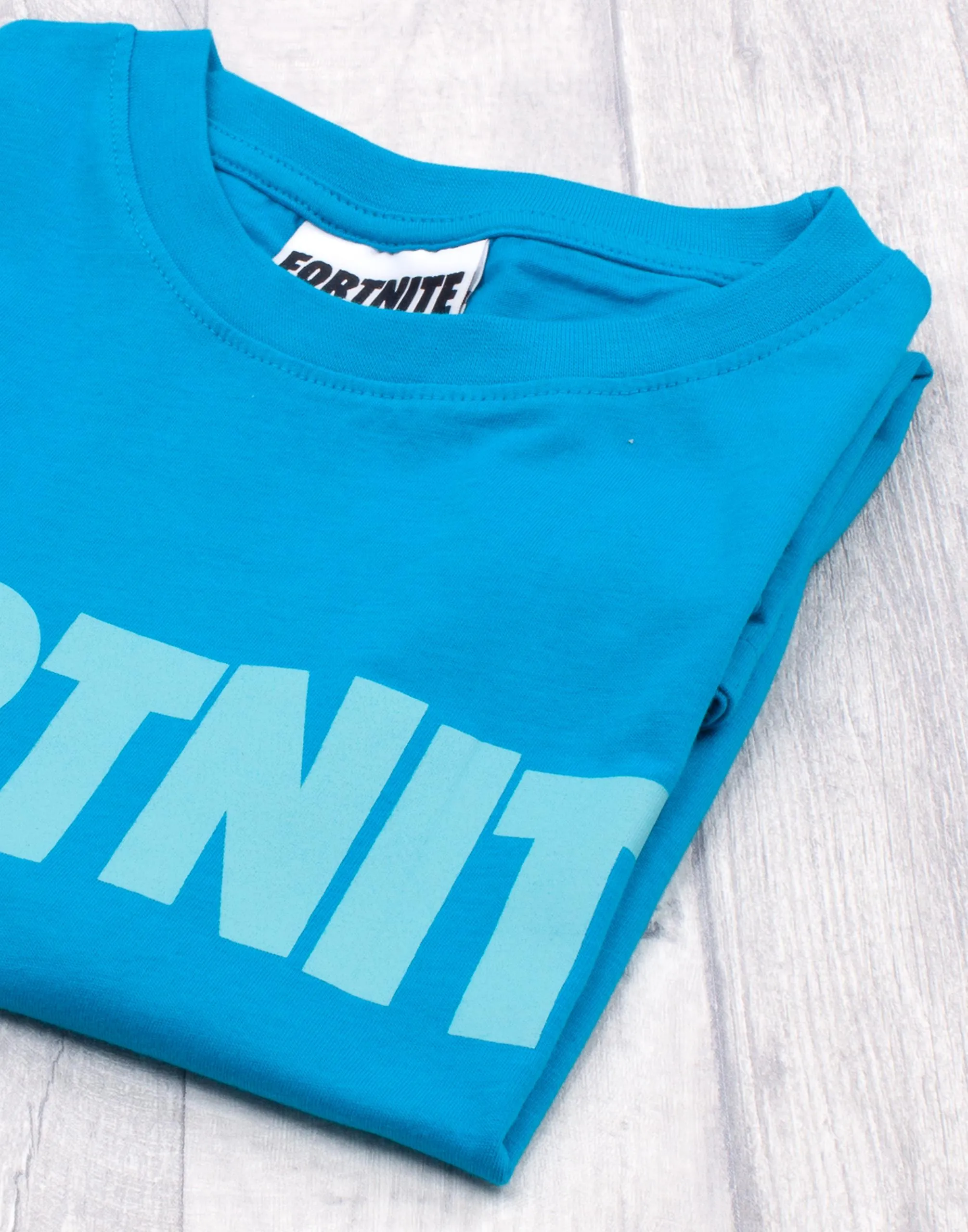 Fortnite Boys camiseta de manga corta azul