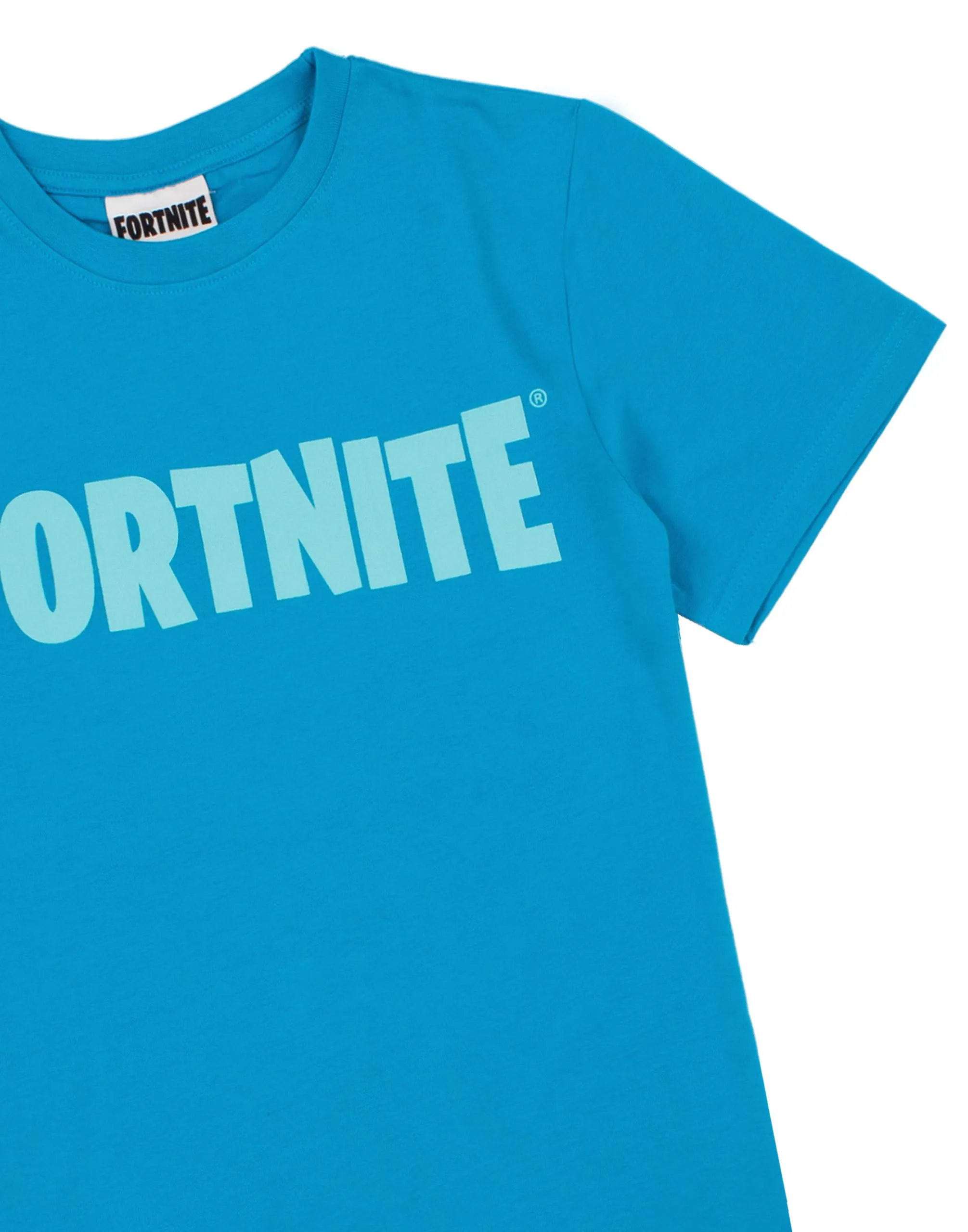 Fortnite Boys camiseta de manga corta azul